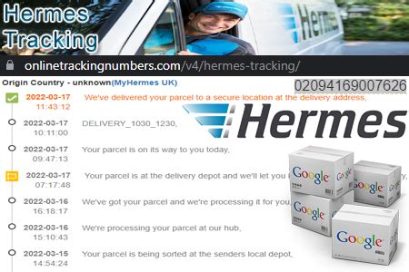 myhermes tracking number format